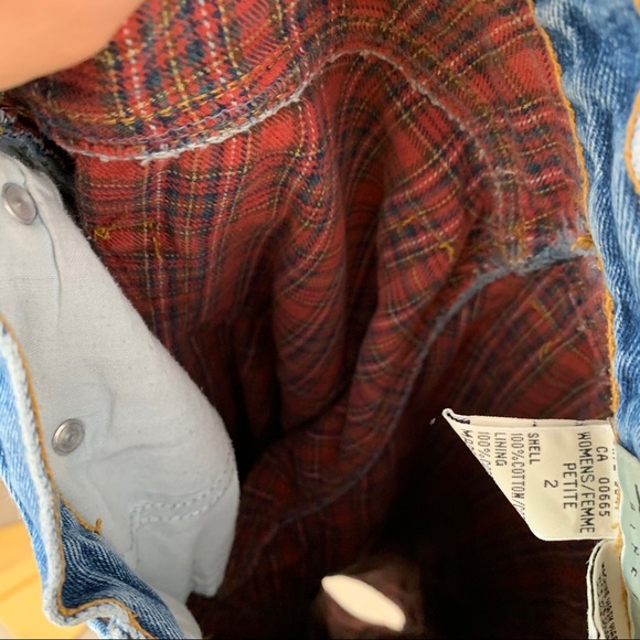 VTG Eddie Bauer Flannel-Lined Jeans - Picture 4 of 5